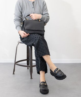 Bridget Birkin 【PARADIS COULEUR】タンクソールビットローファー ブラック