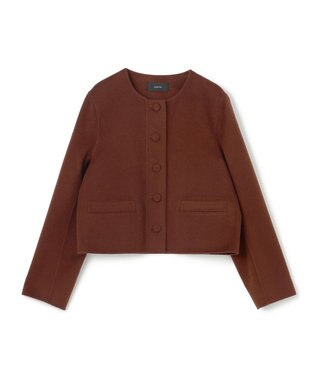 JOSEPH ライトダブルフェイス　ショート丈ジャケット