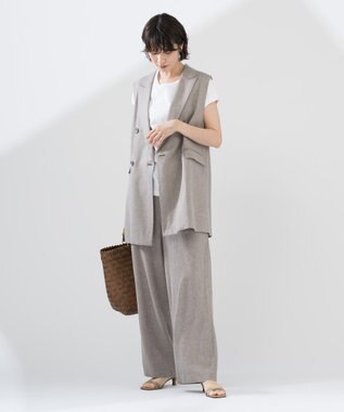 ONWARD Reuse Park 【23区】パンツ春夏 ベージュ
