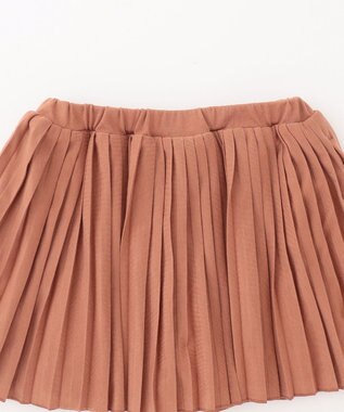 組曲 KIDS 【インパンツ付き】【100㎝】ＴＣ天竺プリーツ スカッツ ブラウン系