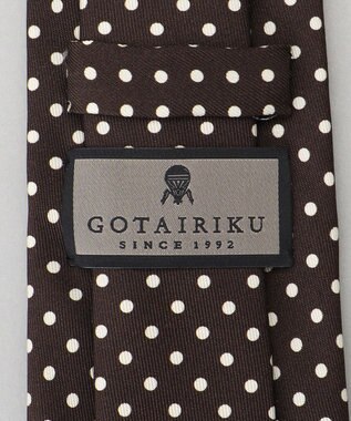 GOTAIRIKU GOTAIRIKU別注【MANTERO/マンテロ】ネクタイ_ドット ベージュ系8