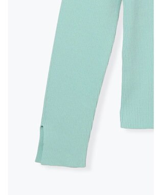 Te chichi ケミカルレースカラーリブニット グリーン