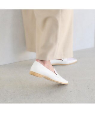 MODE ET JACOMO <carino>メッシュチュールローファー ホワイトコンビ