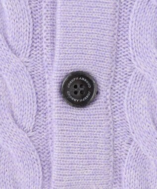 JOSEPH ABBOUD 【カシミヤ混/洗える】カシミヤブレンド ハイネック プルオーバー ニット ライラック系