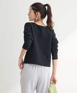 Green Parks シアーポコポコプルオーバー Black