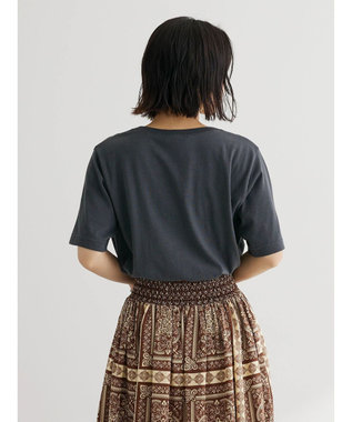 Green Parks 筆記体レギュラーＴシャツ Dark Gray