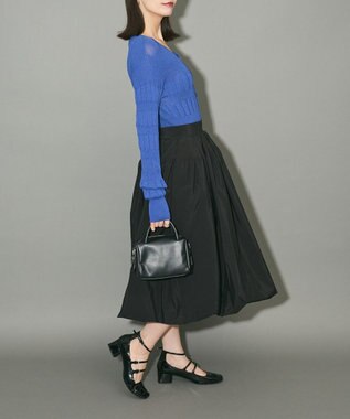 Green Parks タフタバルーンスカート Black