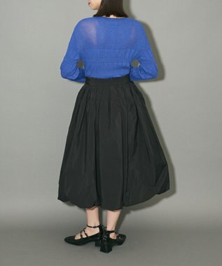 Green Parks タフタバルーンスカート Black