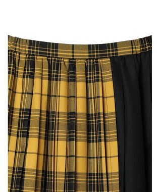 AMERICAN HOLIC アソートチェックプリーツスカート Yellow