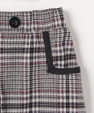 組曲 KIDS 【110-140㎝】レディチェック キュロット モノトーン