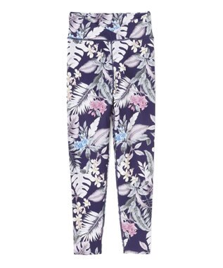 San-ai Resort（三愛水着楽園） 【水陸両用】　プリントレギンス　M・L　【Reir（レイール）】 ネイビー