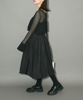 Green Parks タフタバルーンスカート Black