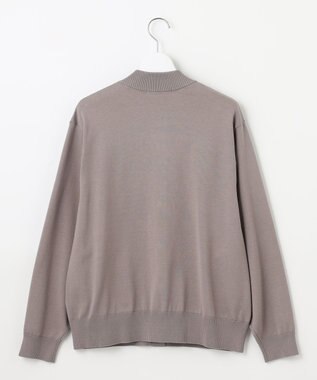 23区 【SLOW/一部店舗限定】コットンシルク ニットブルゾン ライトグレー系