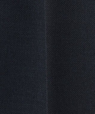 自由区 L 【洗える】ツイステッドダブルクロス テーパード パンツ ネイビー