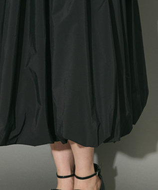 Green Parks タフタバルーンスカート Black