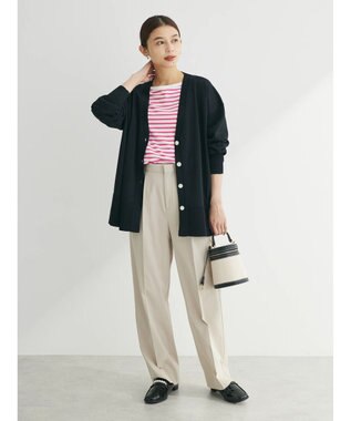 Green Parks コンパクトボーダープルオーバー Pink