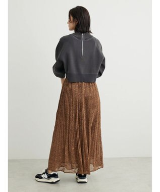 Green Parks ＫＢＦ２ｗａｙクロップドスウェットライクプルオーバー Charcoal Gray