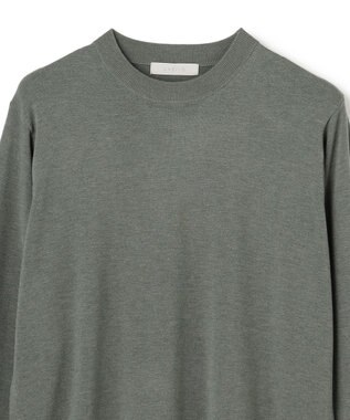 UNFILO MENS 【男女兼用】ソフトサーモ アンチピリングニット クルー チャコール