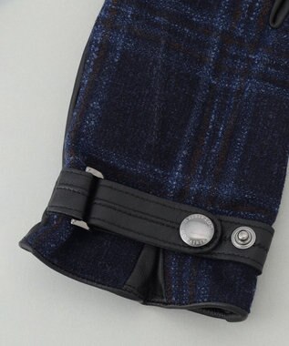 GOTAIRIKU 【スマホ対応】CANONICO×シープレザーコンビグローブ ネイビー系4