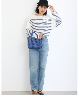 MioFIRANO ブレイドメッシュバッグ＆ポーチセット 2WAY チャーム付き　FIRANO フィラノ BLUE