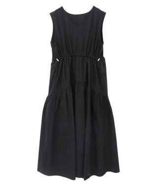 Green Parks ・ＥＬＥＮＣＡＲＥ　ＤＵＥ　ドロストティアードワンピ Black