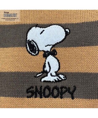 ROOTOTE 8260【スヌーピー】IP.スクエア.ボーダー.ピーナッツ-7P 01：ベージュ