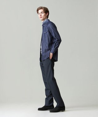 J.PRESS MEN KANEMASA KNITTING デニムジャージ シャツ ネイビー系