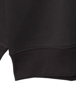 WEGO 【ユニセックス着用ITEM】ガールイラストグラフィックプルオーバー ブラック中濃色