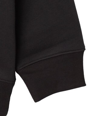 WEGO 【ユニセックス着用ITEM】ガールイラストグラフィックプルオーバー ブラック中濃色