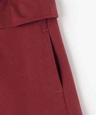 組曲 KIDS 【150-160㎝】ソフトストレッチ ショートパンツ ボルドー