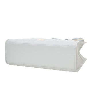 Maison de FLEUR EC限定スカーフ付リボンキルティングトート Grayish Blue