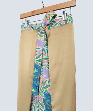 COQ 2WAY HALF LEAVES 前後2WAYパンツ ベージュ