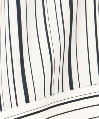 JOSEPH シルクアニメーション　シャツドレス Oyster White/ Black