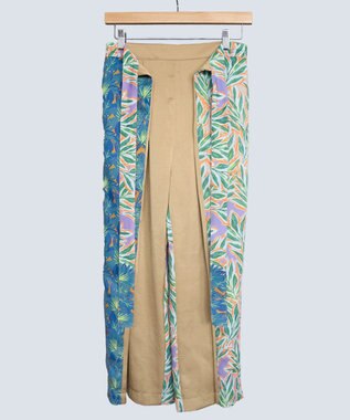 COQ 2WAY HALF LEAVES 前後2WAYパンツ ベージュ