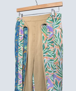 COQ 2WAY HALF LEAVES 前後2WAYパンツ ベージュ