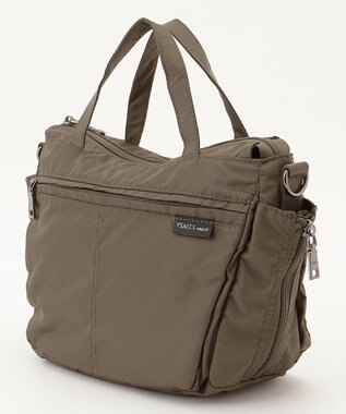 Y'SACCS 【Y’SACCS vous et】サイドジップ2WAYミニトート カーキ