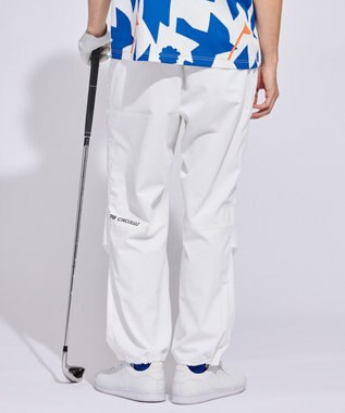 PW CIRCULUS 【MEN】ワイドカーゴパンツ ゴルフ ホワイト系