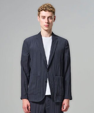 JOSEPH HOMME 【HIGH GRADE LINE】フォグプリーツストレッチ　ジャケット ネイビー系