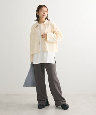 Green Parks 裾スリットホワイトインナー White