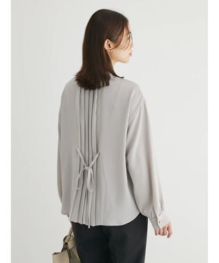 Green Parks ・ＥＬＥＮＣＡＲＥ　ＤＵＥ　バックプリーツブラウス Gray