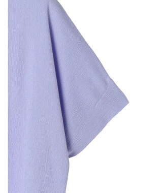 Green Parks 裾タック表面カットプルオーバー Purple