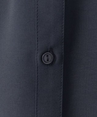 Feroux 【洗える】リボンスキッパー ブラウス ネイビー系