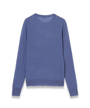 JOSEPH 【洗える】キャッシュエアー　ラウンドネックニット Harbour