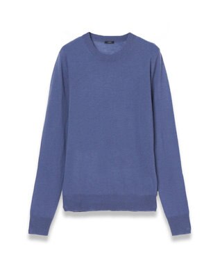 JOSEPH 【洗える】キャッシュエアー　ラウンドネックニット Harbour