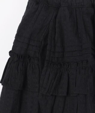 ANY KIDS 【洗濯機可能】カラミドビー ティアードスカパン ブラック