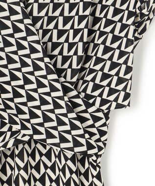 BEIGE， 【洗える】MODESTO / ジャージーストレッチカシュクールドレス Monotone