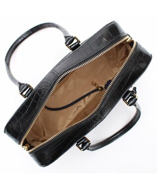 A.D.M.J. 【牛革】クロコ型押し ボストン28cm ON