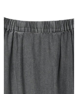 Green Parks ■ＥＳＣＡＲ　デニムサイドラッフルスカート Gray