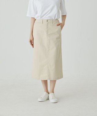 caqu M45 Chino skirt キレイめチノスカート khaki