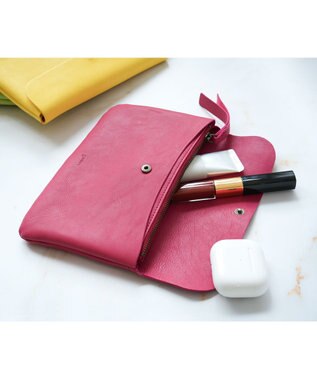 genten フルーツマーケット サステナブルポーチ アカ